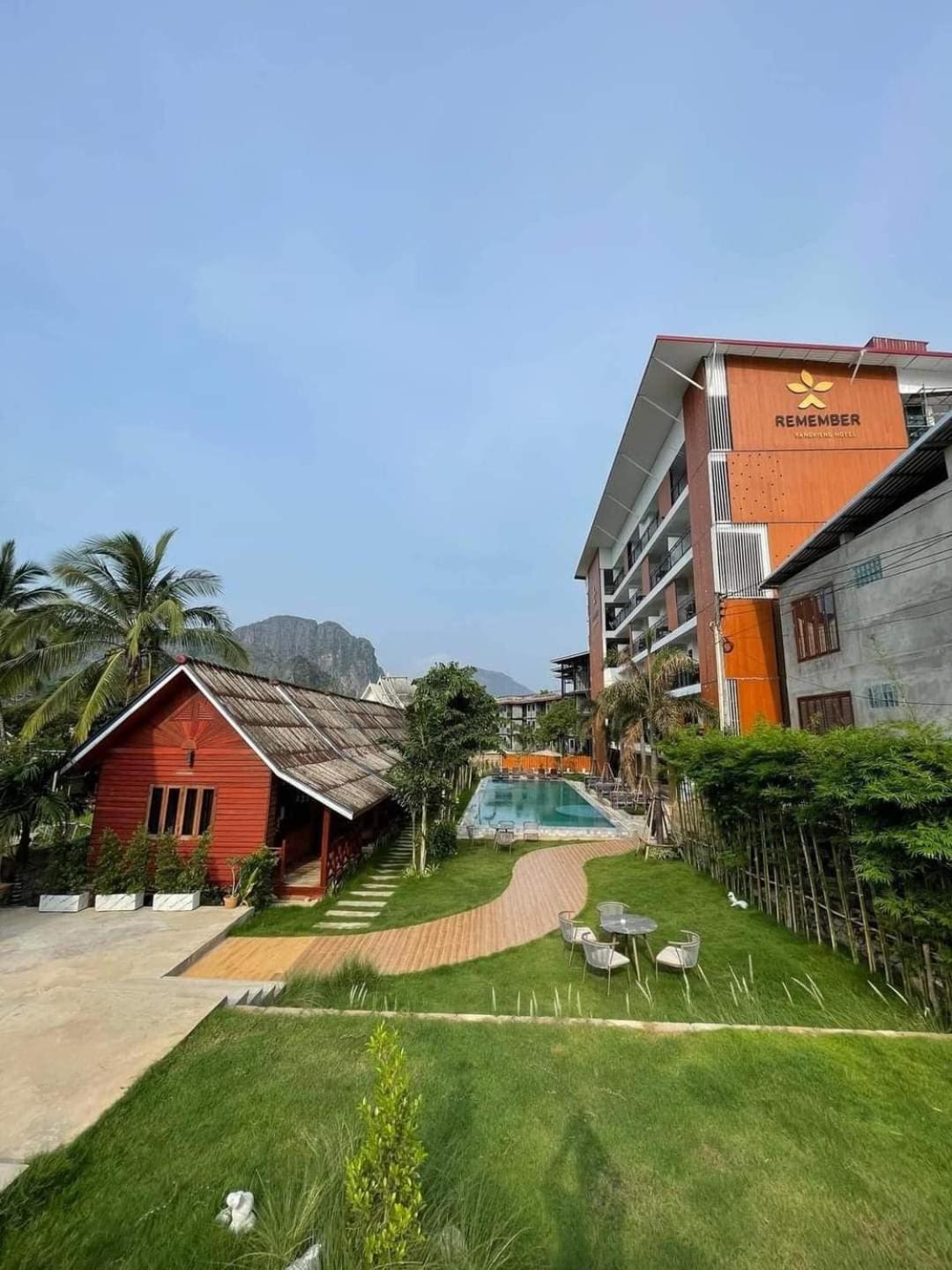 Vang Vieng Bungalows Luaran gambar